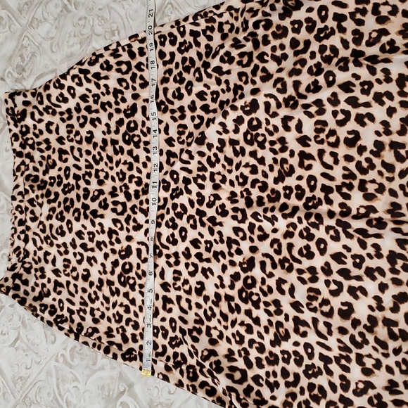 By Together Collection Leopard Print Midi Skirt Size M - Picture 6 of 9